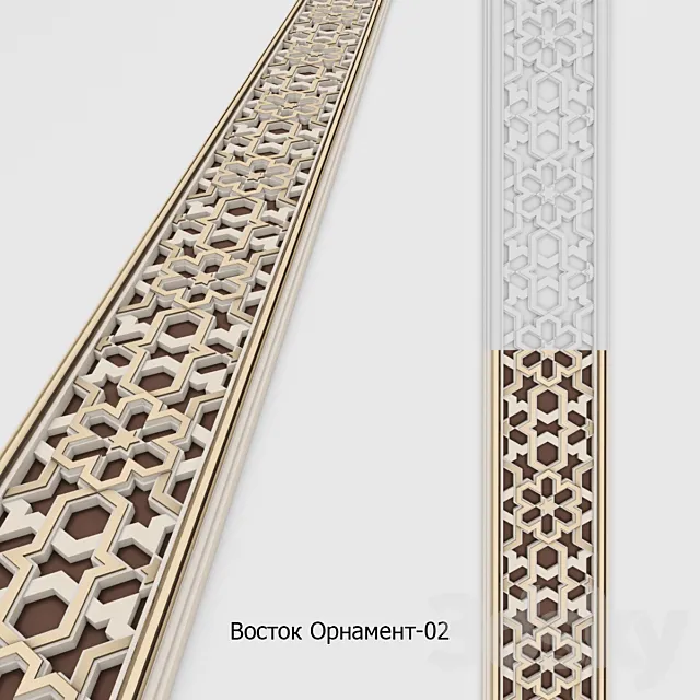 East Ornament-02 3DModel East Ornament-02 3DModel