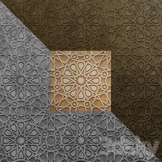 East ornament 3D Model