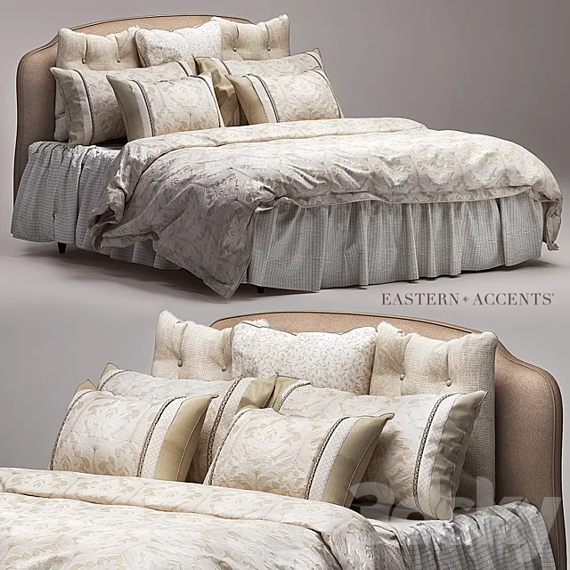 Eastern Accents bedding 3DModel Eastern Accents bedding 3DModel