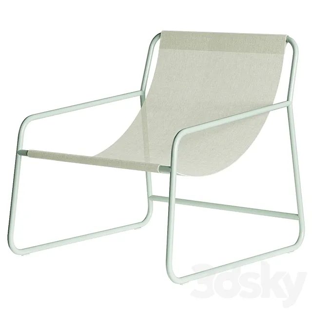 Easy Lounge Chair by Connubia 3D Model Easy Lounge Chair by Connubia 3D Model