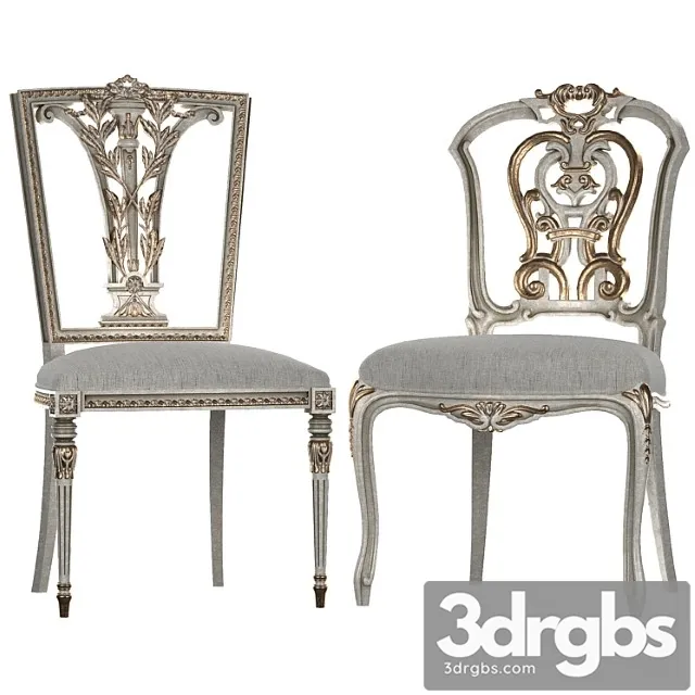 Ebanista dauphine chairs 2 3D Model Download Ebanista dauphine chairs 2 3D Model Download