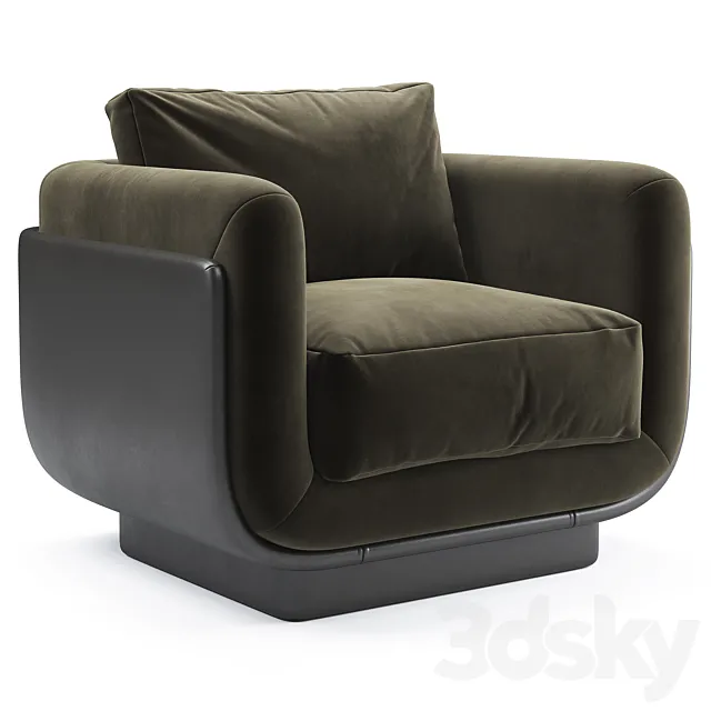 Ebisu Armchair 3D Model