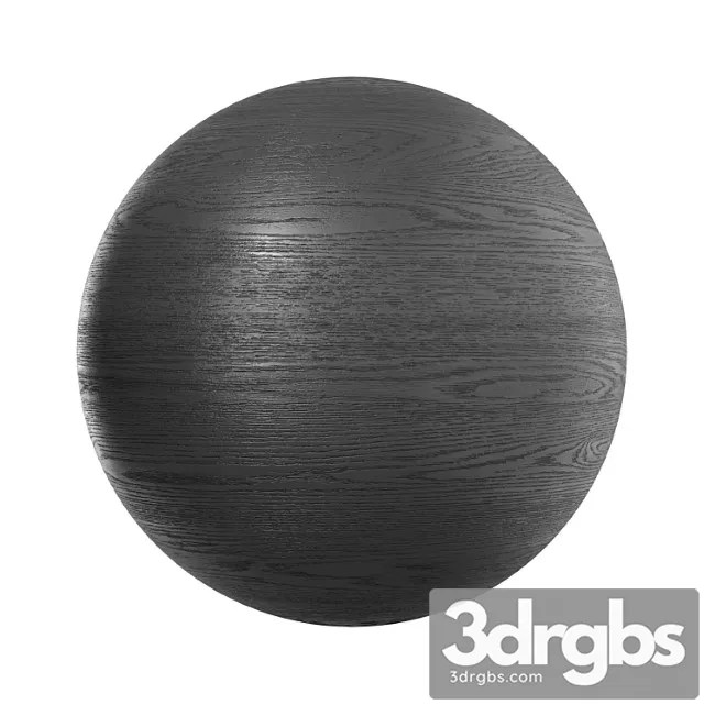 Ebony Black Wood 3D Model Download