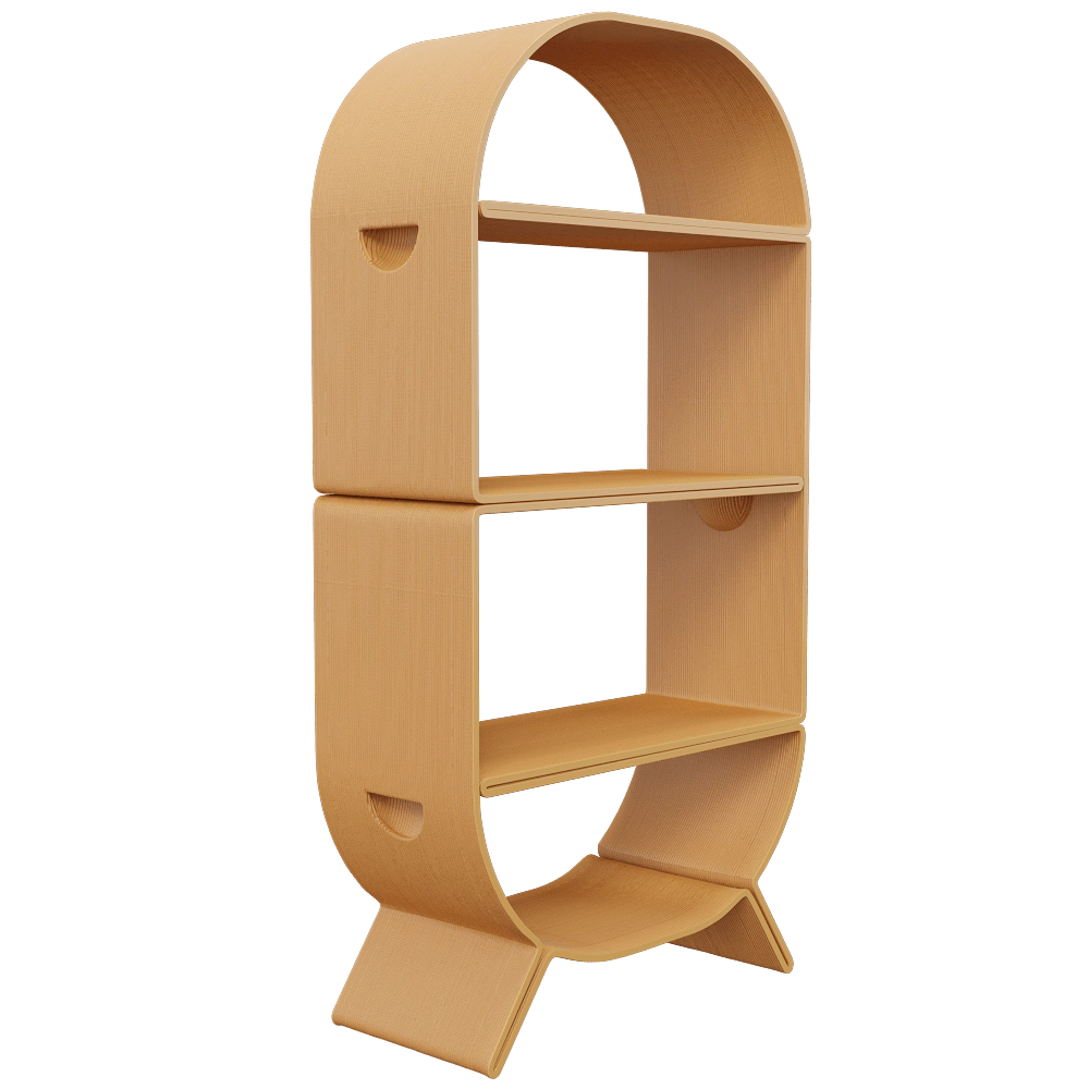 Eburet – Bookshelf BATON 3D Model Eburet – Bookshelf BATON 3D Model