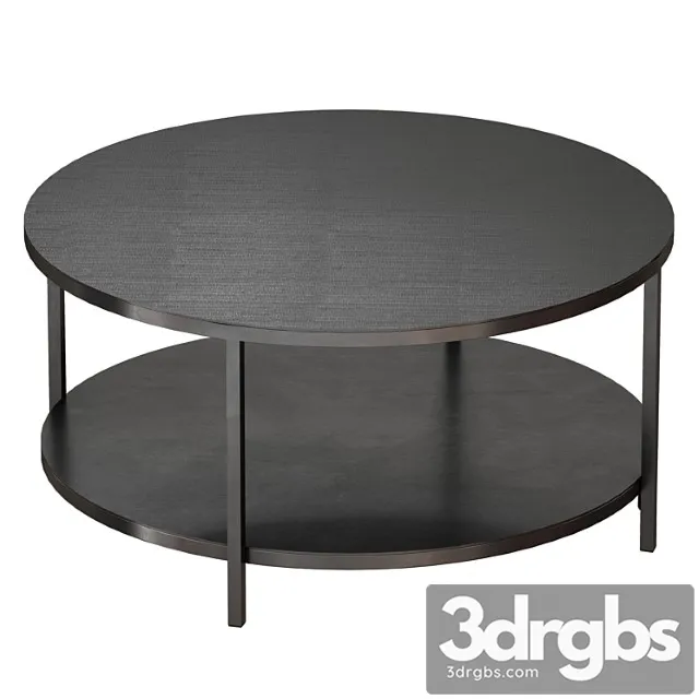 Echelon round coffee table (crate and barrel) Echelon round coffee table (crate and barrel)