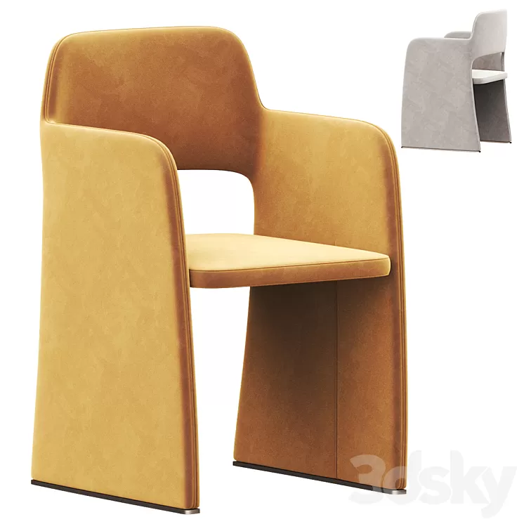 ECHO Chair with armrests By CAMERICH 3D Model Free Download ECHO Chair with armrests By CAMERICH 3D Model Free Download