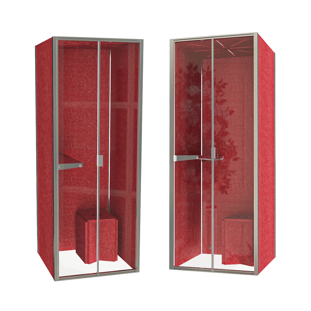 ECHOJAZZ – Acoustic booth Echobox with glassdoor 3D Model