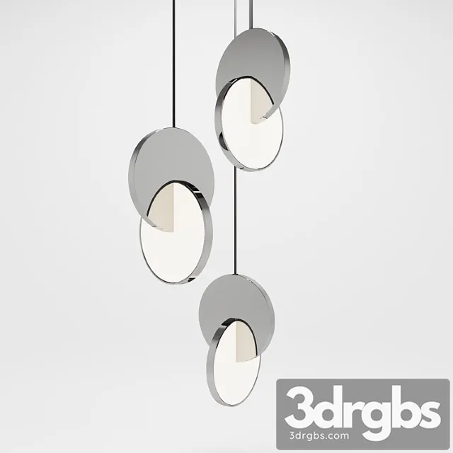 Eclipse chandelier 3 piece 3D Model Download Eclipse chandelier 3 piece 3D Model Download