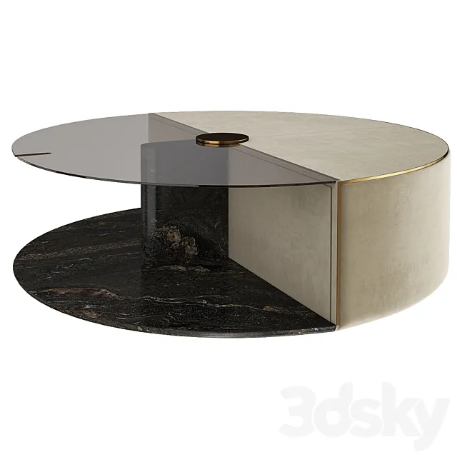 Eclipse coffee tables 3D Model