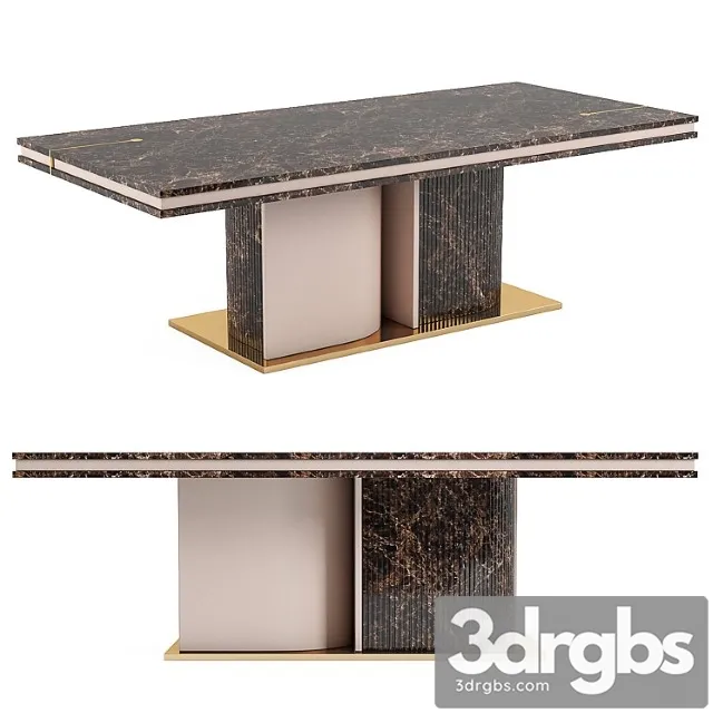 Eclipse rectangular table 2 3D Model Download