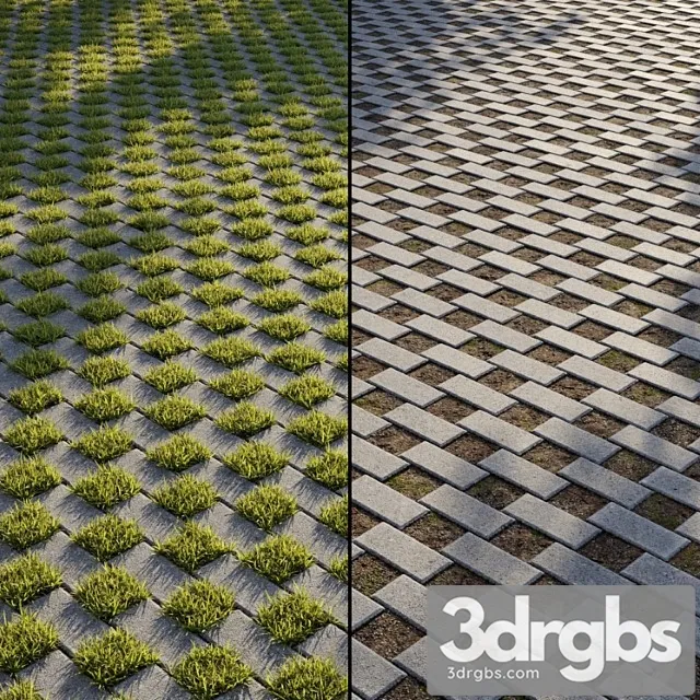 Eco Paving Type 1 Pattern 4 3D Model Download