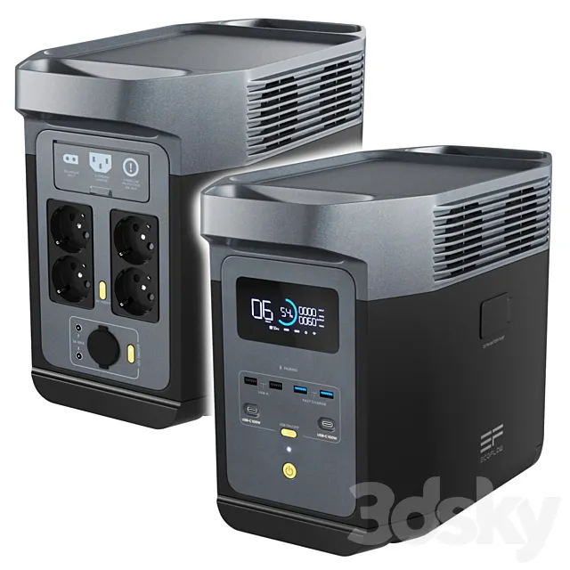 EcoFlow DELTA 2 charging station and battery Free Download