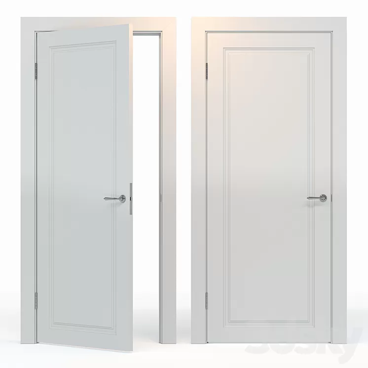 Economy door2 Elegantnie door 3D Model