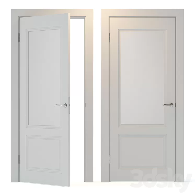 Economy door4 Elegantnie door 3D Model