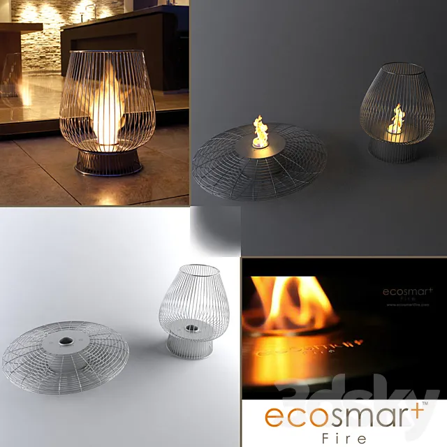 Ecosmart _ Atom and Bulb 3D Model