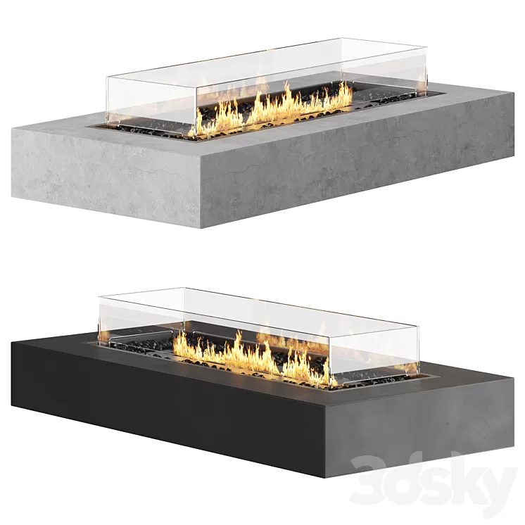 EcoSmart Fire | Fireplace 3D Model Free Download