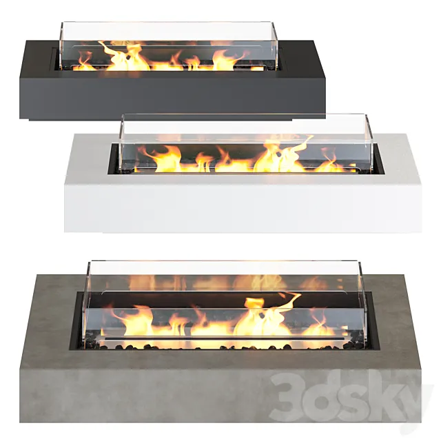 EcoSmart Fire WHARF 65 | Fireplace 3D Model