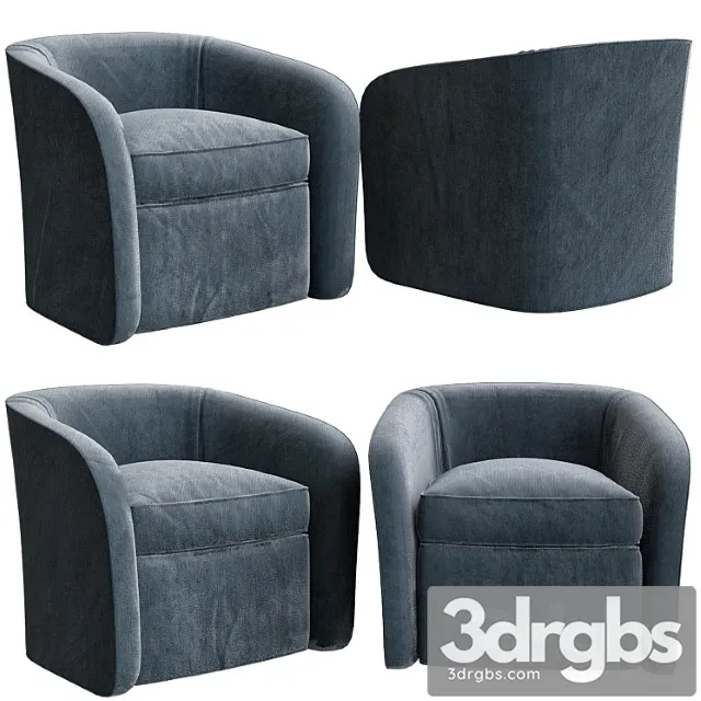 Edam swivel chair from west elm 3D Model Download Edam swivel chair from west elm 3D Model Download