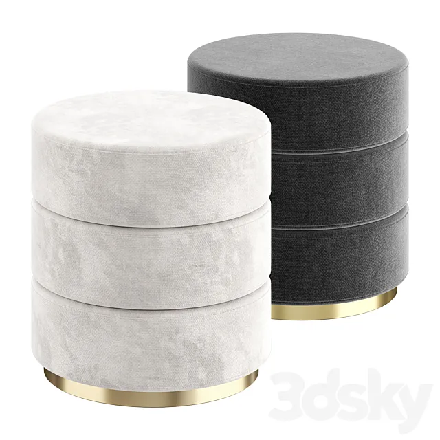 eddy | pouf 3D Model eddy | pouf 3D Model