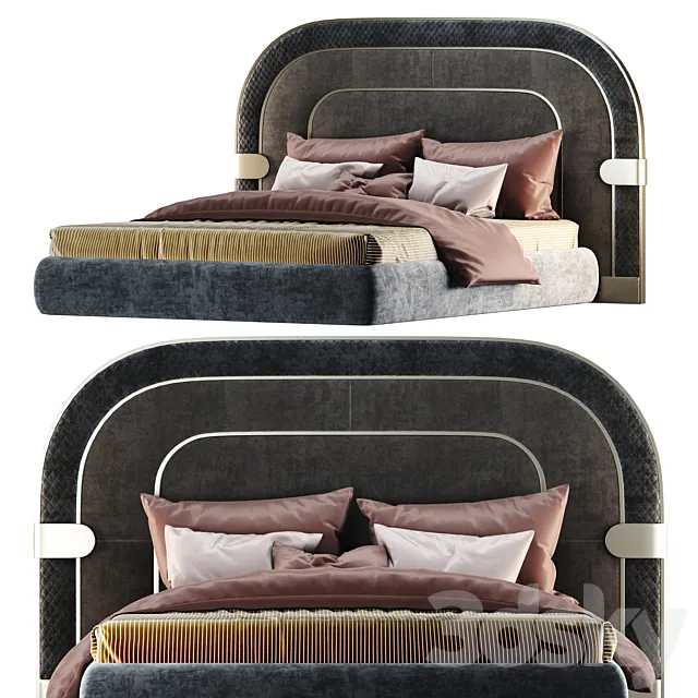 EDEN Double bed By Capital Collection 3DModel EDEN Double bed By Capital Collection 3DModel