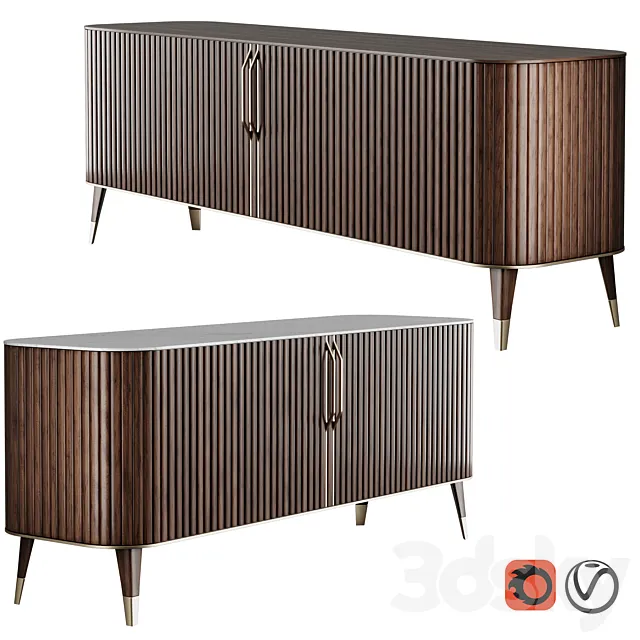 Eden-Rock Sideboard Design Sacha Lakic 3DModel Eden-Rock Sideboard Design Sacha Lakic 3DModel