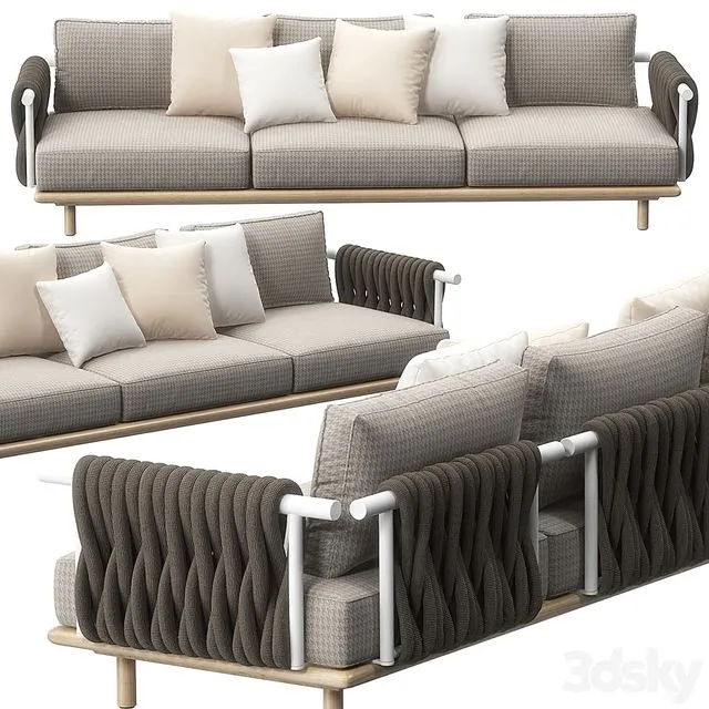 Eden sofa by Roda 3D Model Eden sofa by Roda 3D Model