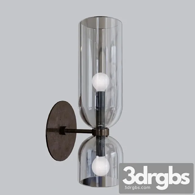 Edie sconce in blackened brass 3D Model Download Edie sconce in blackened brass 3D Model Download