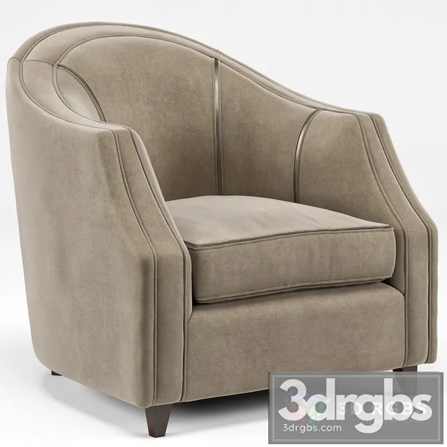Edina Regency Camel Velvet Round Seamed Armchair 3D Model Download Edina Regency Camel Velvet Round Seamed Armchair 3D Model Download