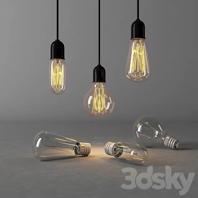 Edison Lamp 3D Model