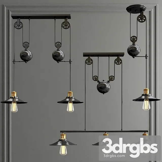 Edison loft chandelier Edison loft chandelier