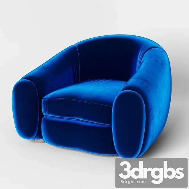 Edittion modern polar armchair 3D Model Download Edittion modern polar armchair 3D Model Download