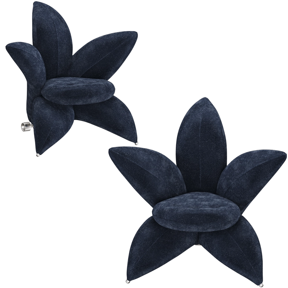 Edra – Armchair Getsuen 3D Model Edra – Armchair Getsuen 3D Model