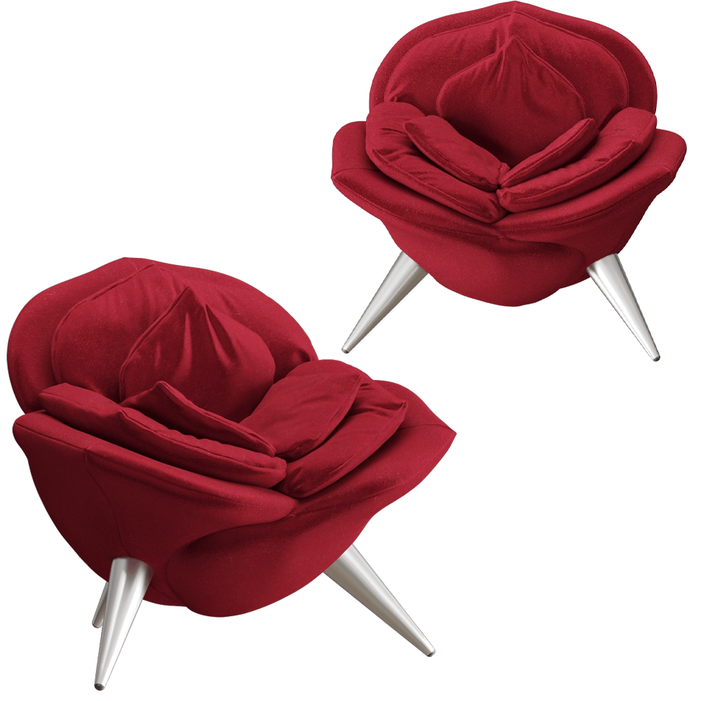 Edra – Armchair Rose 3D Model