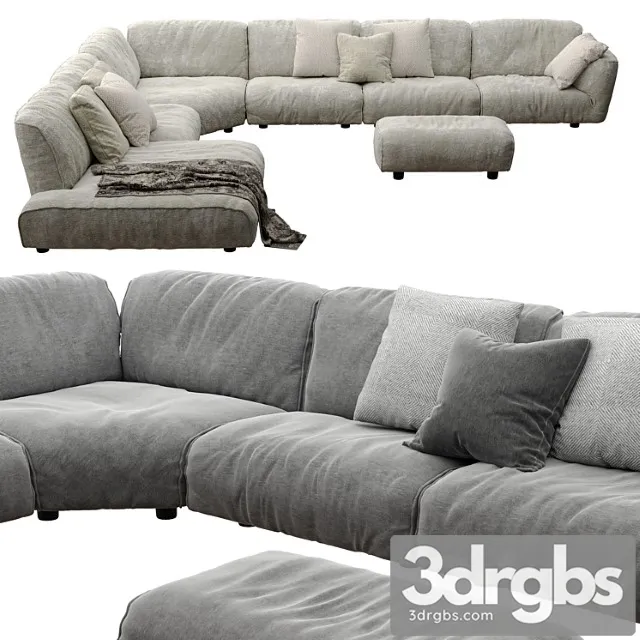 Edra grande soffice 2 3D Model Download Edra grande soffice 2 3D Model Download