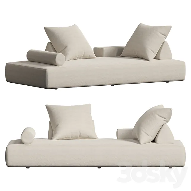 Edra Sherazade Day Bed 3D Model