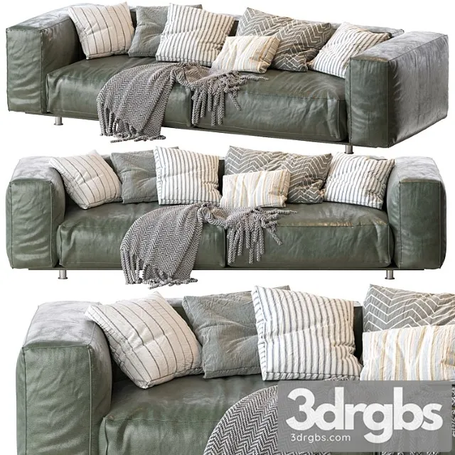 Edra-sofa by francesco binfare 2 3D Model Download Edra-sofa by francesco binfare 2 3D Model Download
