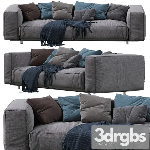 Edra – sofa by francesco binfare 2 3D Model Download Edra – sofa by francesco binfare 2 3D Model Download
