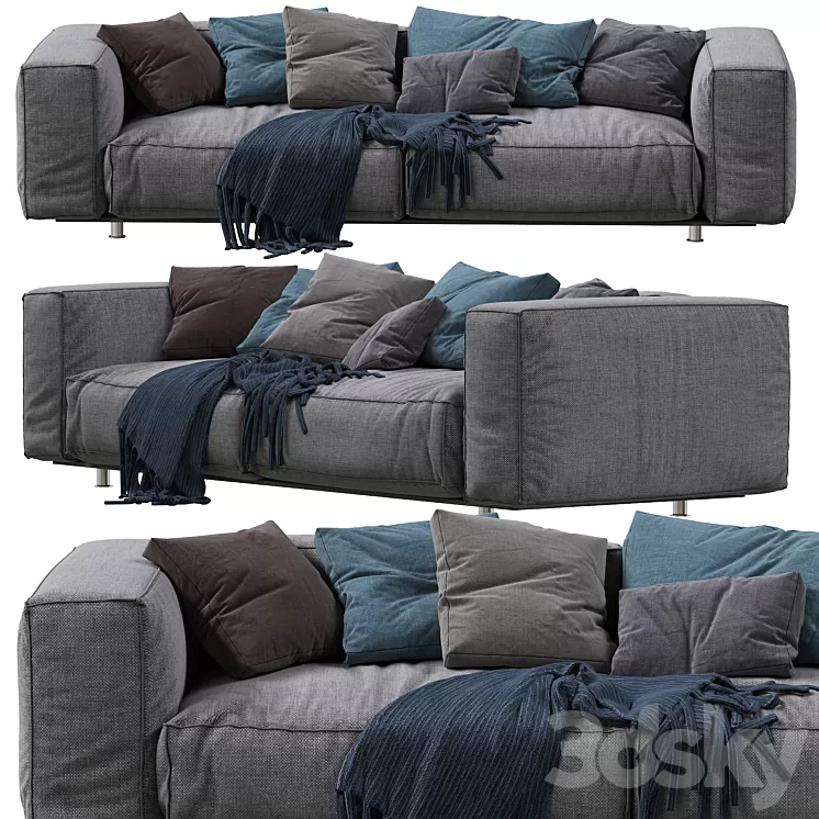 EDRA – Sofa by Francesco Binfare 3D Model