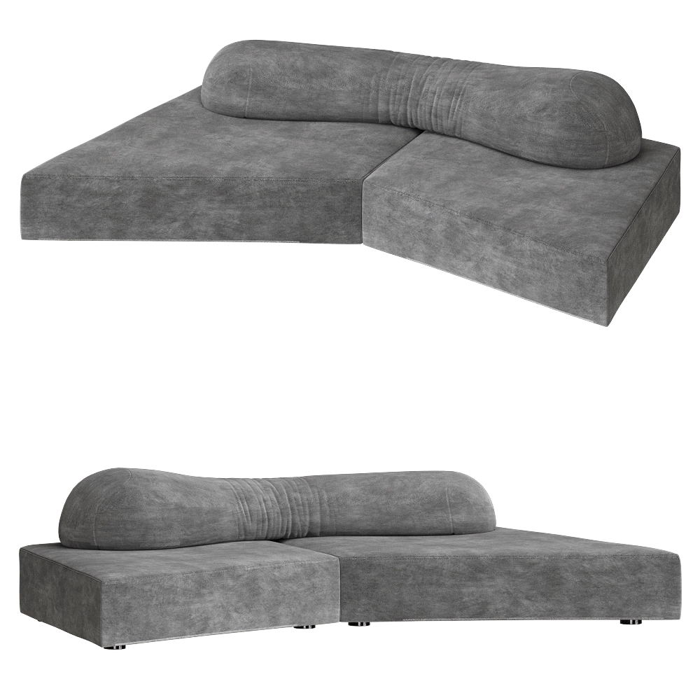 Edra – Sofa On the Rocks 4 3D Model Edra – Sofa On the Rocks 4 3D Model
