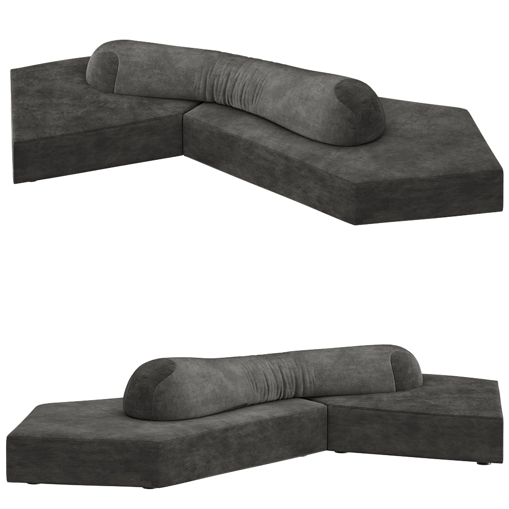 Edra – Sofa On the Rocks 8 3D Model Edra – Sofa On the Rocks 8 3D Model