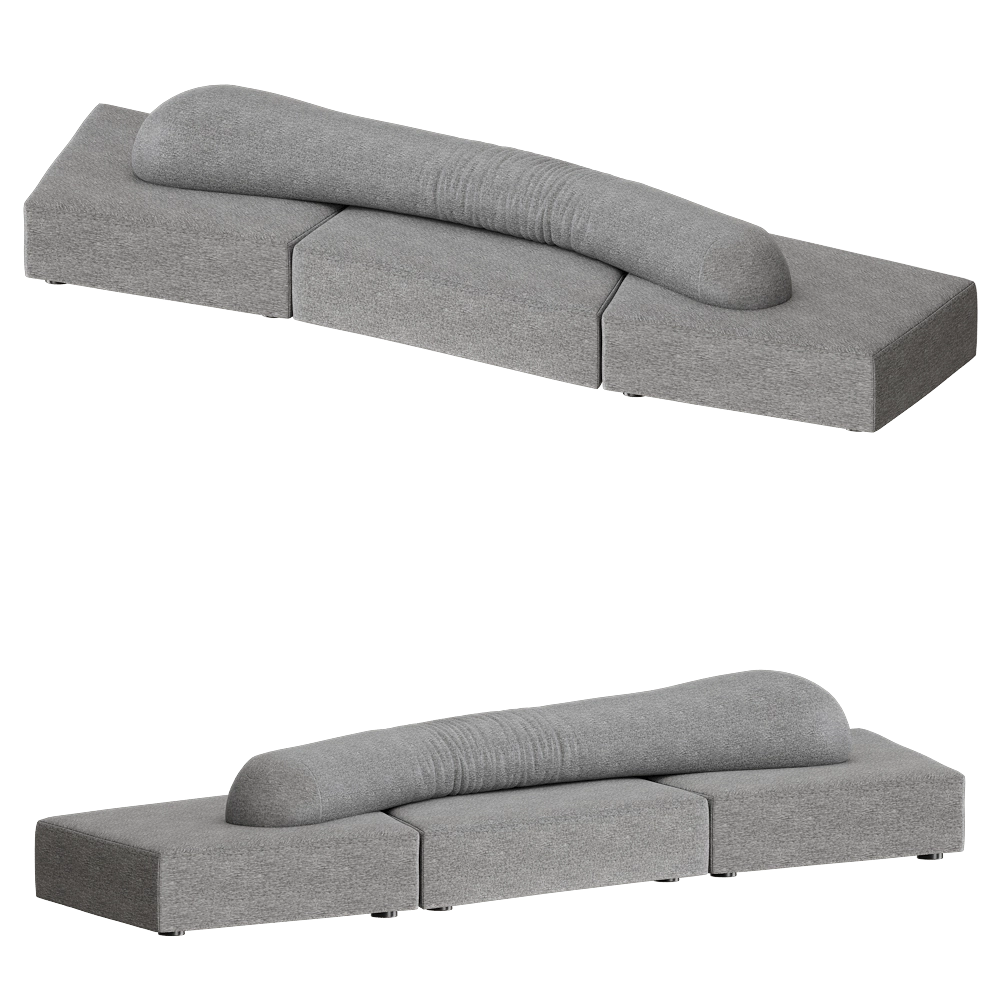 Edra – Sofa On the Rocks 9 3D Model Edra – Sofa On the Rocks 9 3D Model