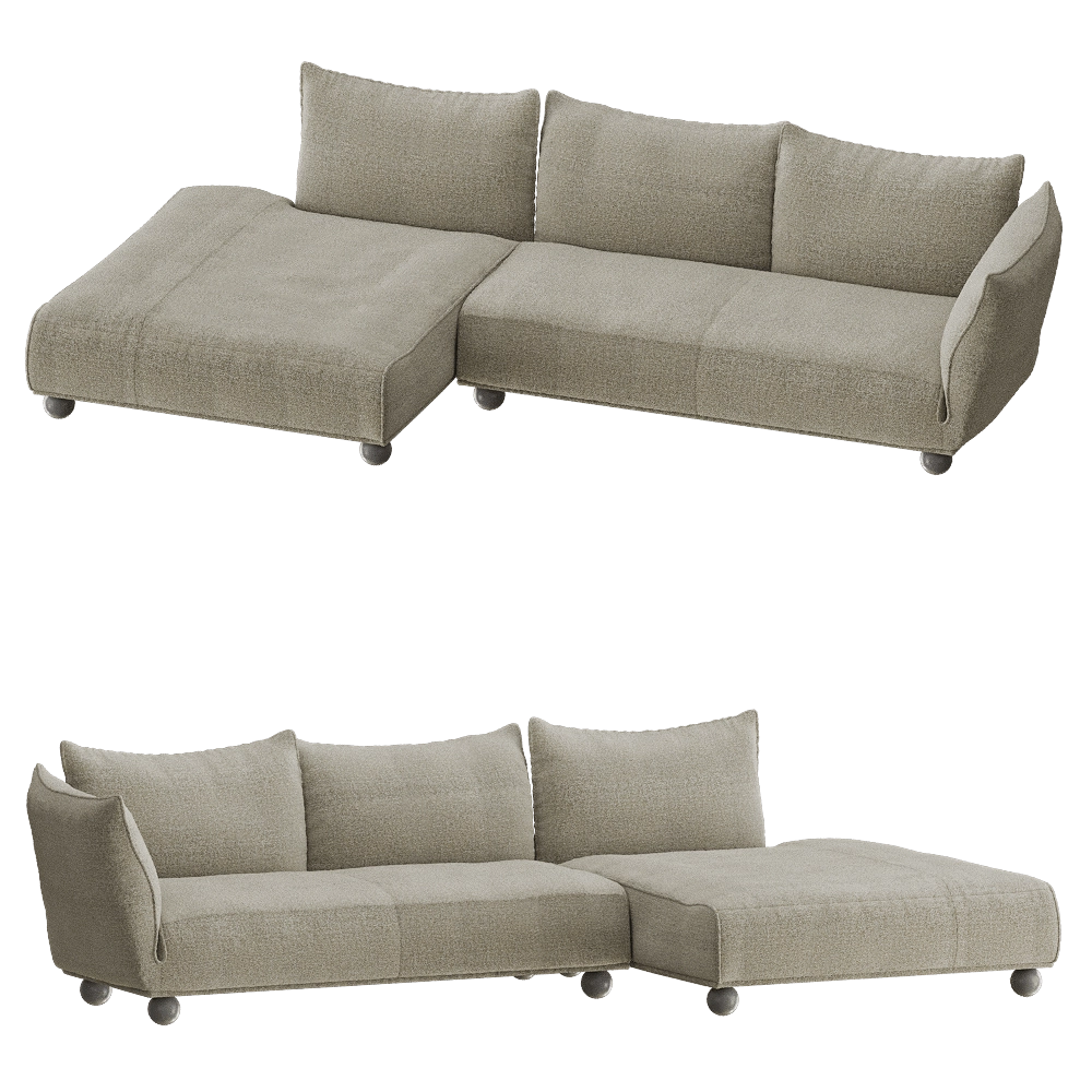 Edra – Sofa Standway CP30 3D Model