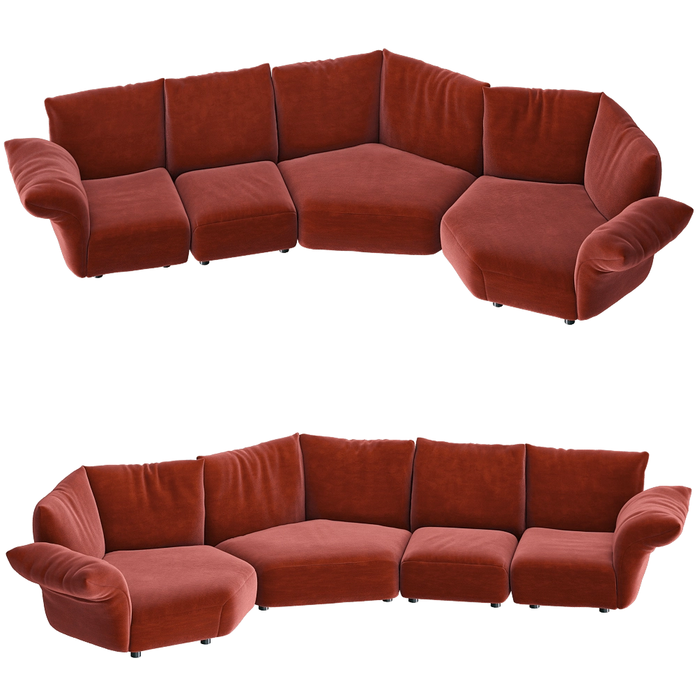 Edra – Sofa STDN10-STDA2-STDEC-STDTdx 3D Model
