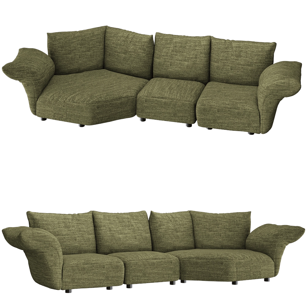 Edra – Sofa STDTsx -STDEC-STDN10 3D Model