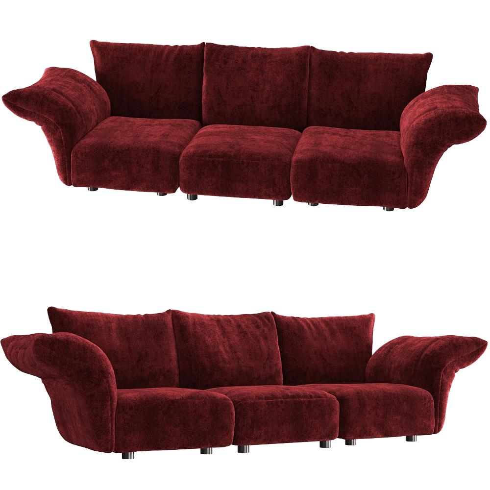 Edra – Sofa STDTsx-STDEC-STDTdx 3D Model