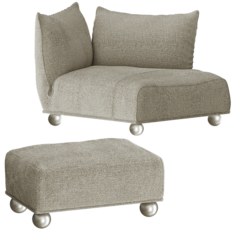 Edra – Soft seating STWPF1 and STWPLTdx 3D Model Edra – Soft seating STWPF1 and STWPLTdx 3D Model