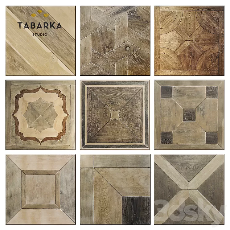 EDRI PARQUET 3D Model