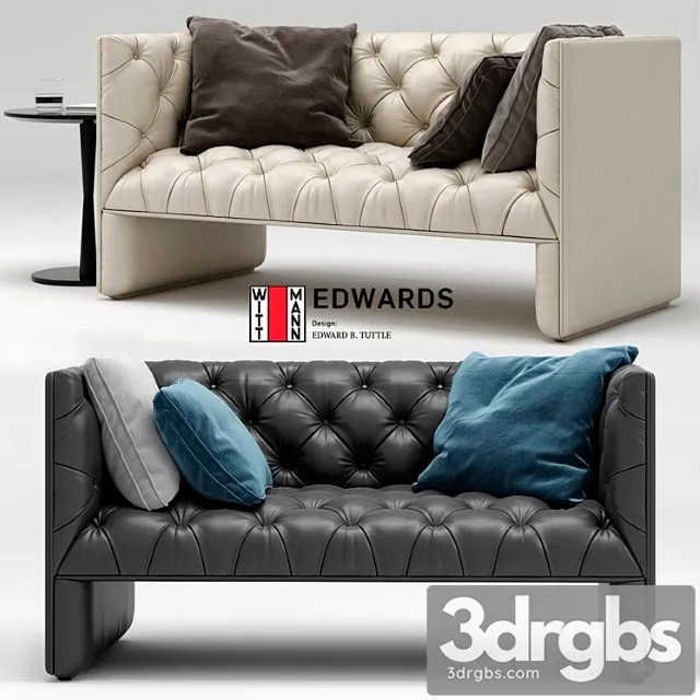 Edwards sofa 2 3D Model Download Edwards sofa 2 3D Model Download