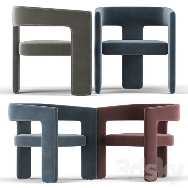 Effie Dining Chair 3D Model