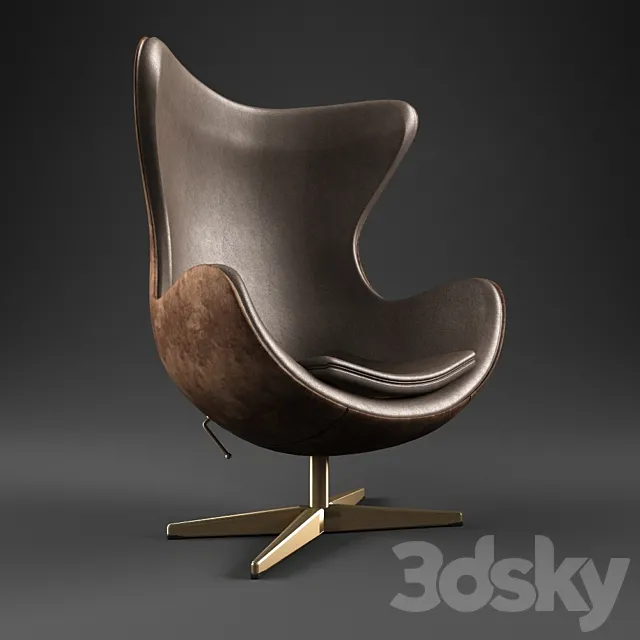 Egg Chair 3DModel Egg Chair 3DModel